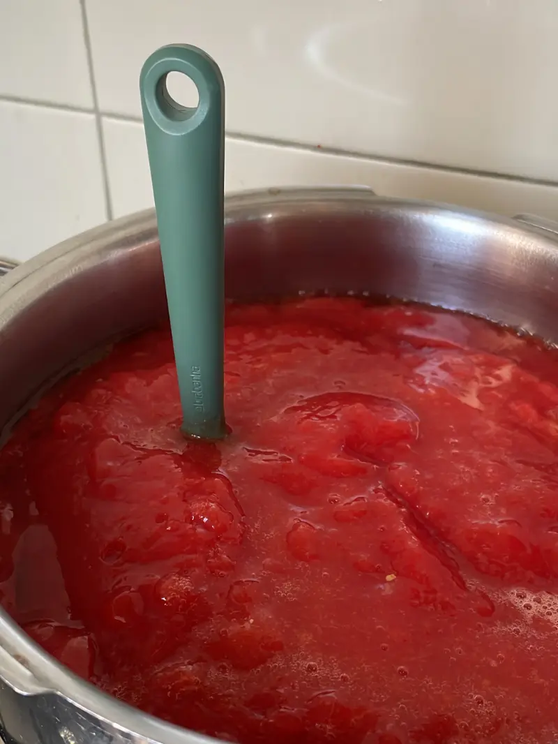 home made tomato sauce