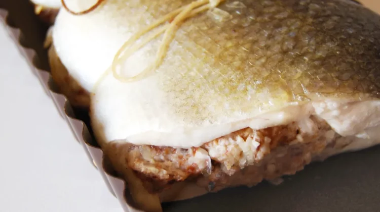 sea bass with almonds
